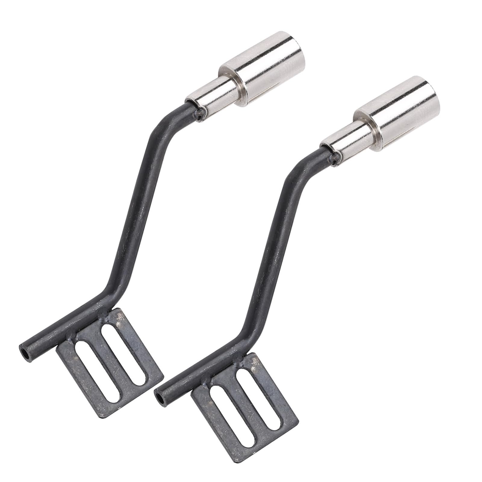 RC Car Simulation Decoration Exhaust Pipe, RC Simulation Exhaust Pipe 1Pair Metal Metal Simulation Exhaust Pipe Easy Installation for Scx10 1/10