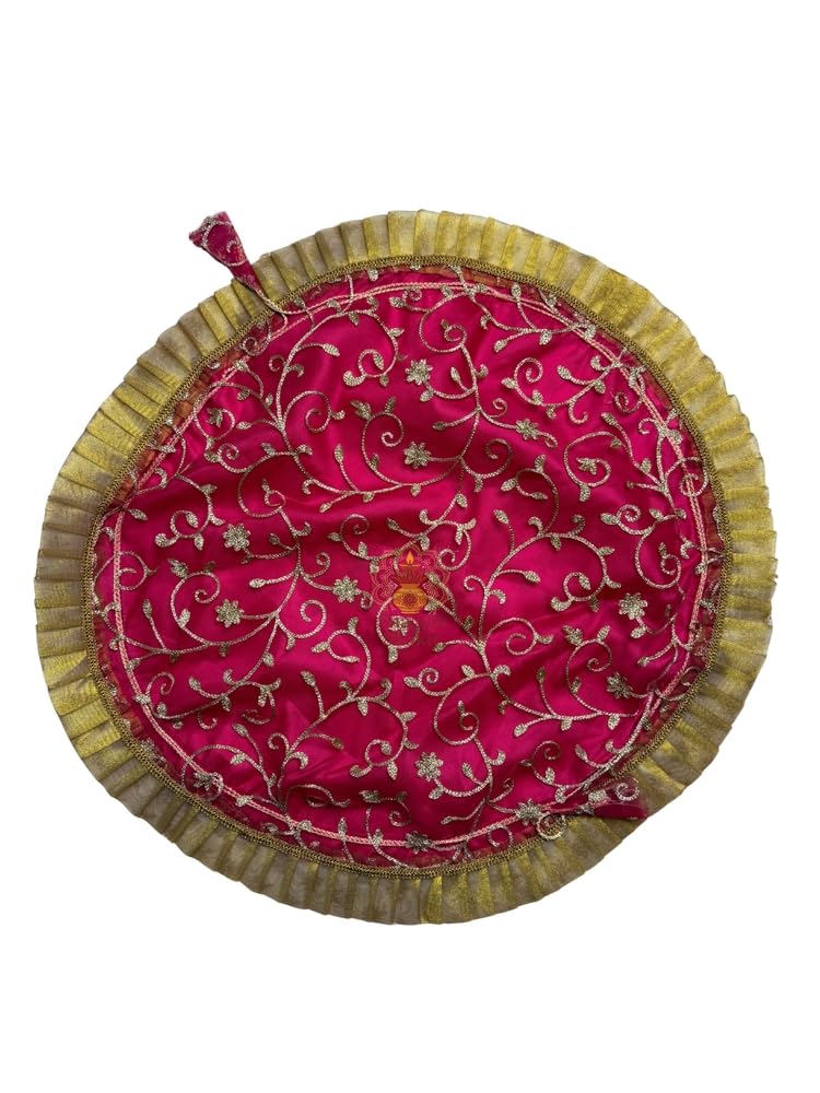 Pink Net Embroidery Potli Bag for Women | Elegant Bridal & Festive Drawstring Pouch for Weddings & Gifting-image-19