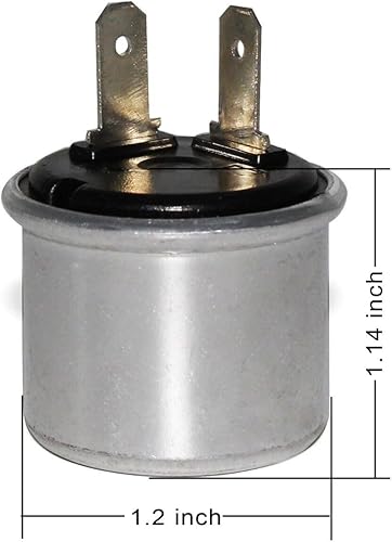Miniatura 2 de iJDMTOY Forma redonda EL12 TF552 (5362) relé electrónico LED intermitente arreglo compatible con motocicleta o scooter instalar bombillas LED
