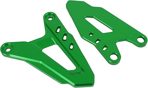 Reposapiés trasero para talón trasero, placas de protección de aluminio CNC compatibles con Kawasaki NINJA 400 Z400 Ninja 250 Z250 Protector de