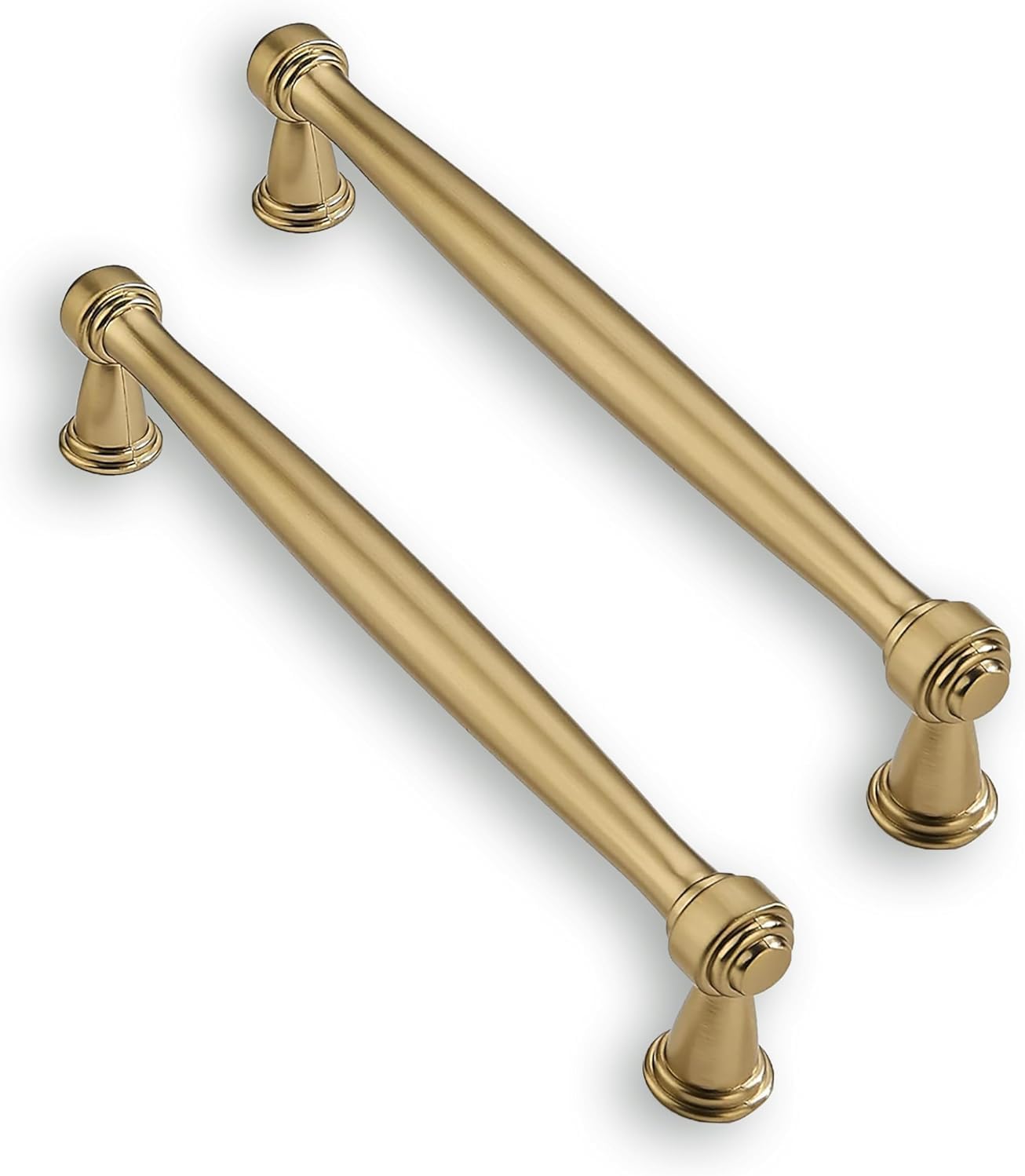 Solid Heavy-Duty 2 Pack 12 Inch Hole Center Vintage Antique Brass Cabinet pulls is Suitable for Kitchens cabinets vanities Bathroom cabinets