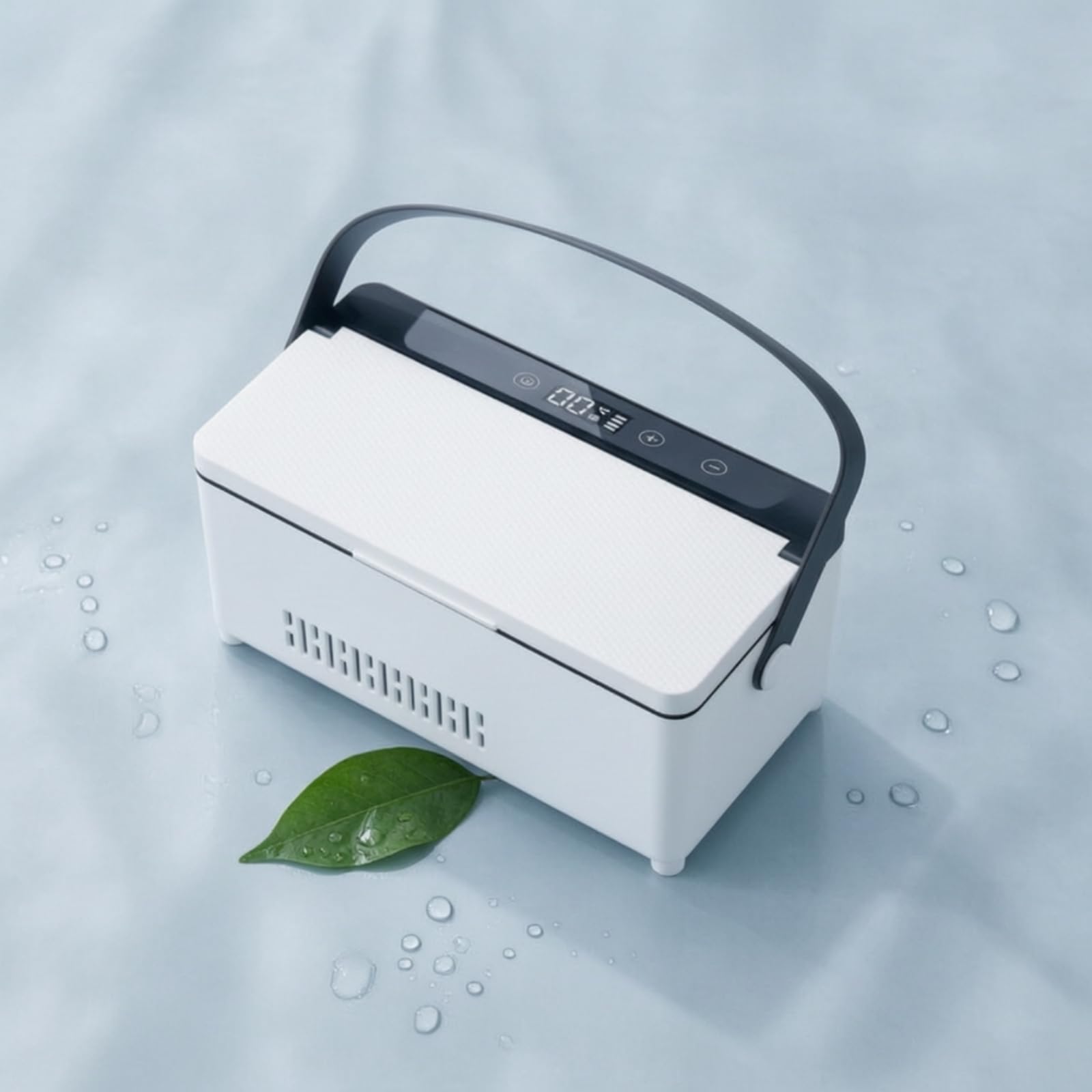 Baoblaze de Insulina Portátil Caja Térmica Refrigerador Mini Nevera con Pantalla de Control y Ajustes Instantáneos con Forro de Aluminio Carga Mediante USB