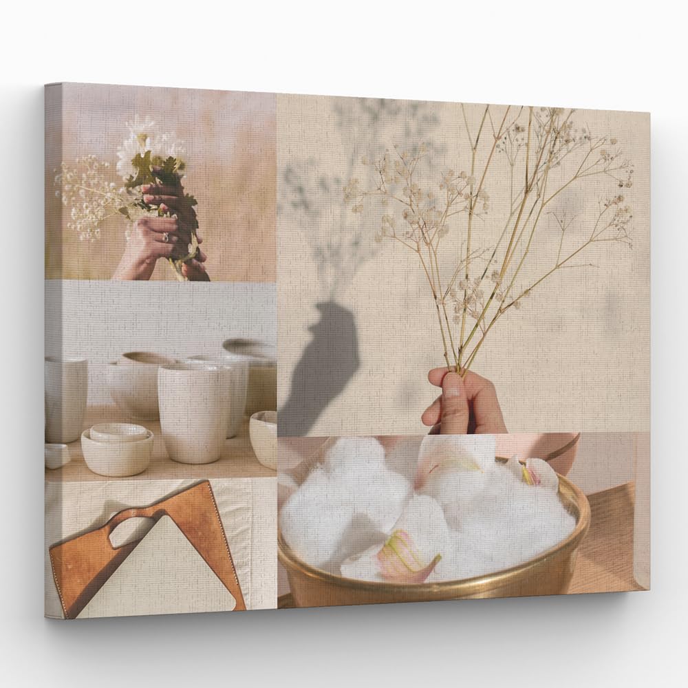 Mocessory Custom Canvas Photo Prints - Canvas Wall Art With Frame for Home Decor, Bedroom, Living Room