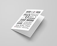 Vista 8 de Katie Doodle - Tarjeta de cumpleaños número 70 súper bonita, regalos de cumpleaños de 70 para mujeres, regalos de cumpleaños de 70 para hombres