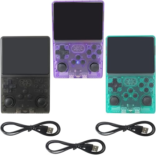 Consola de juegos profesional R40S PRO de mano de 3.5 pulgadas, pantalla IPS, mini consola retro portátil de bolsillo Arcade 45 simuladores 256G TF