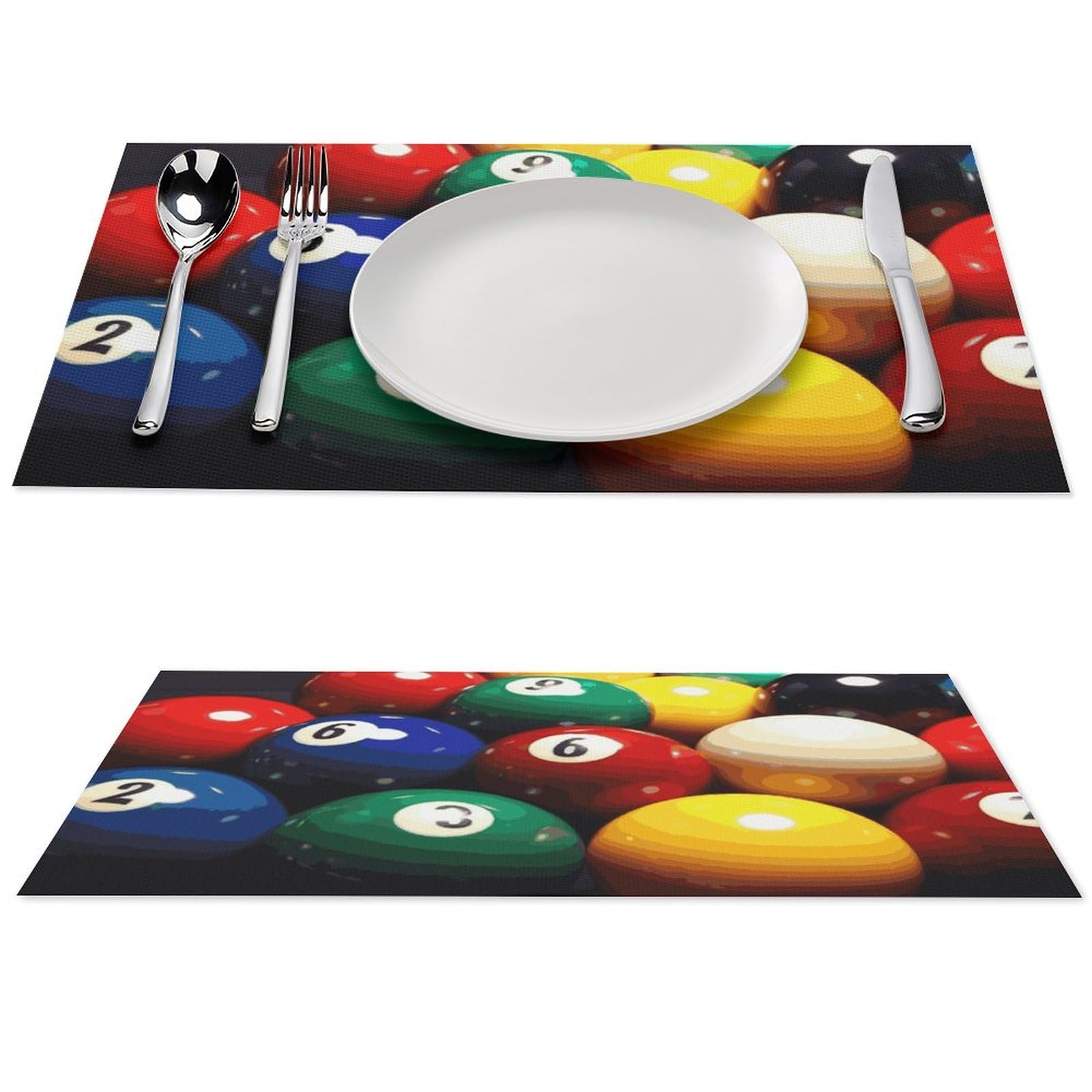 Sets de table en PVC thermorésistant contre les brûlures de table