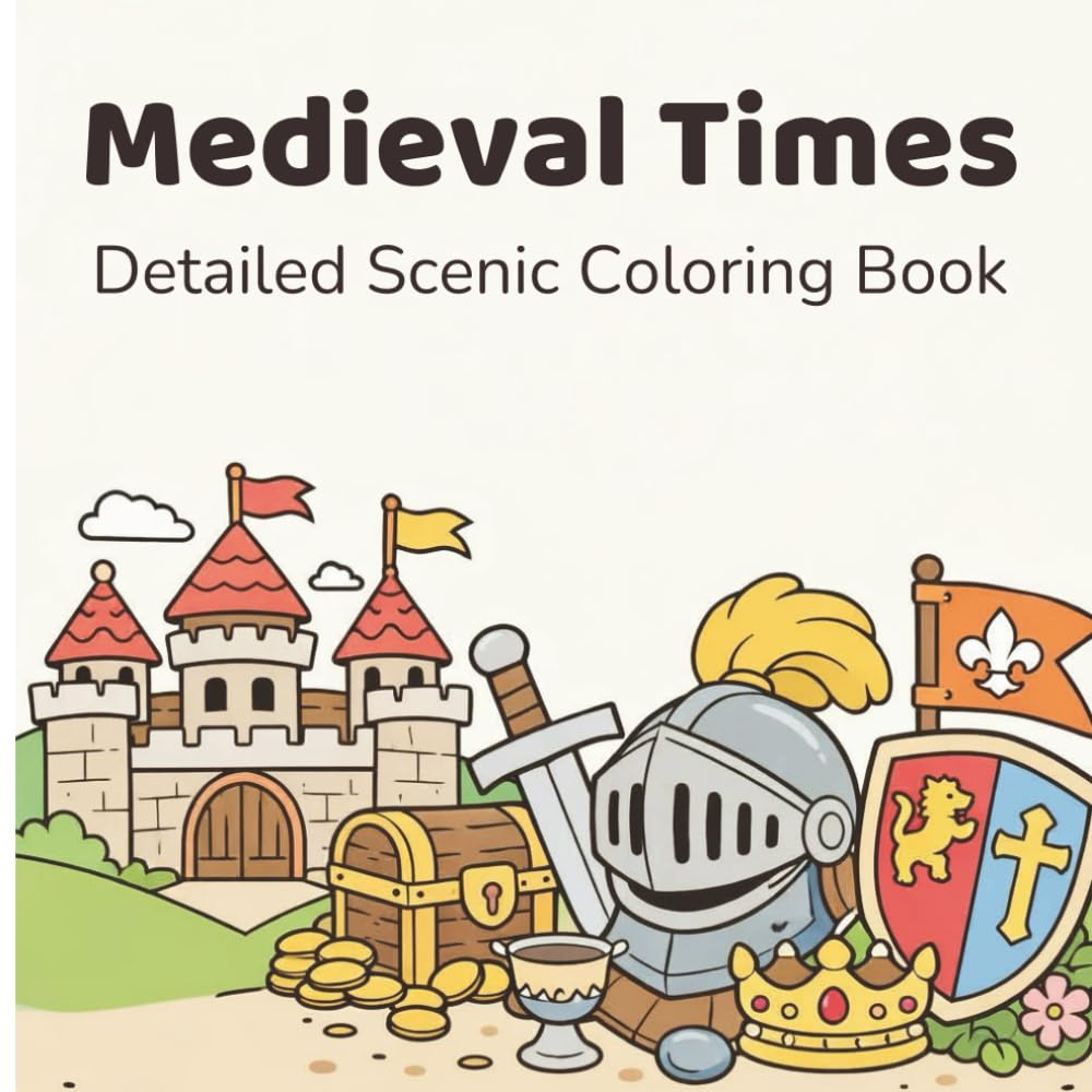 Medieval Times Coloring Book