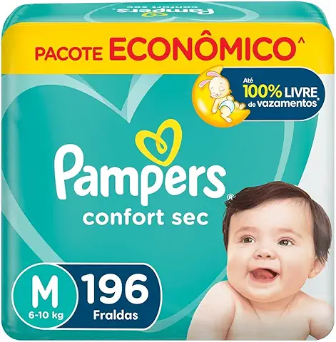 Como Economizar na Compra de Fraldas Sem Abrir Mão da Qualidade ProdutoFralda Pampers Confort 196 Unidades