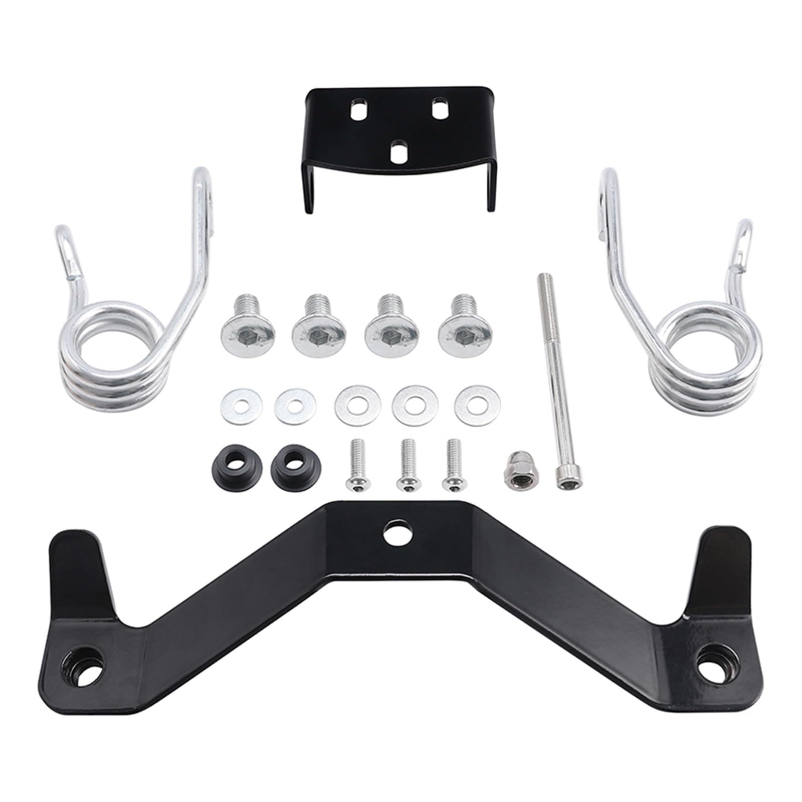 Soporte de resorte para asiento de motocicleta Harley Sportster con base de acero reforzado 6