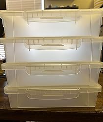 Amazon.com - Lifewit 2 Pack Plastic Multi-Purpose Storage Box with ...