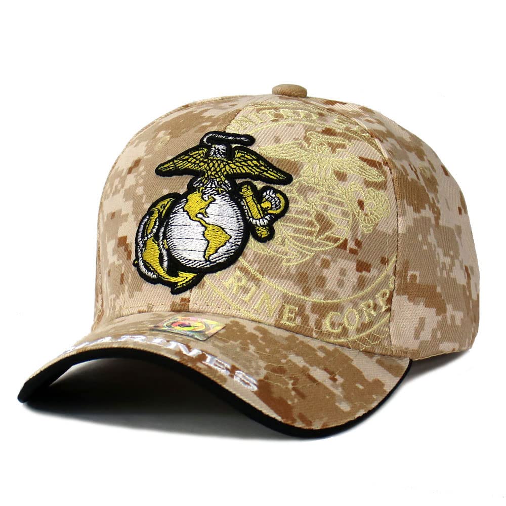 GenericMarines Hat US Marine Corps USMC Military Official Licensed Adjustable Baseball Cap