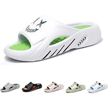 Fashion Mens Pillow Slide,Womens Upholstered Lightweight Home Shower Slide, Non-Slip Beach Slide, Comfortable Slippers, EVA Sandals