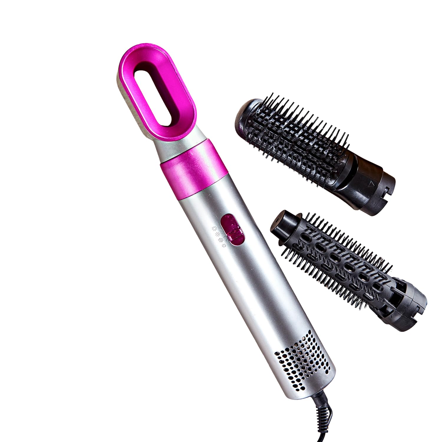 3 PAGEN® 3 en 1 – 3 accesorios: rizador, secador de pelo y cepillo alisador – ideal para todo tipo de cabello – 2 niveles de calor + 2 niveles de velocidad – Multistyler: riza, alisa y aporta volumen