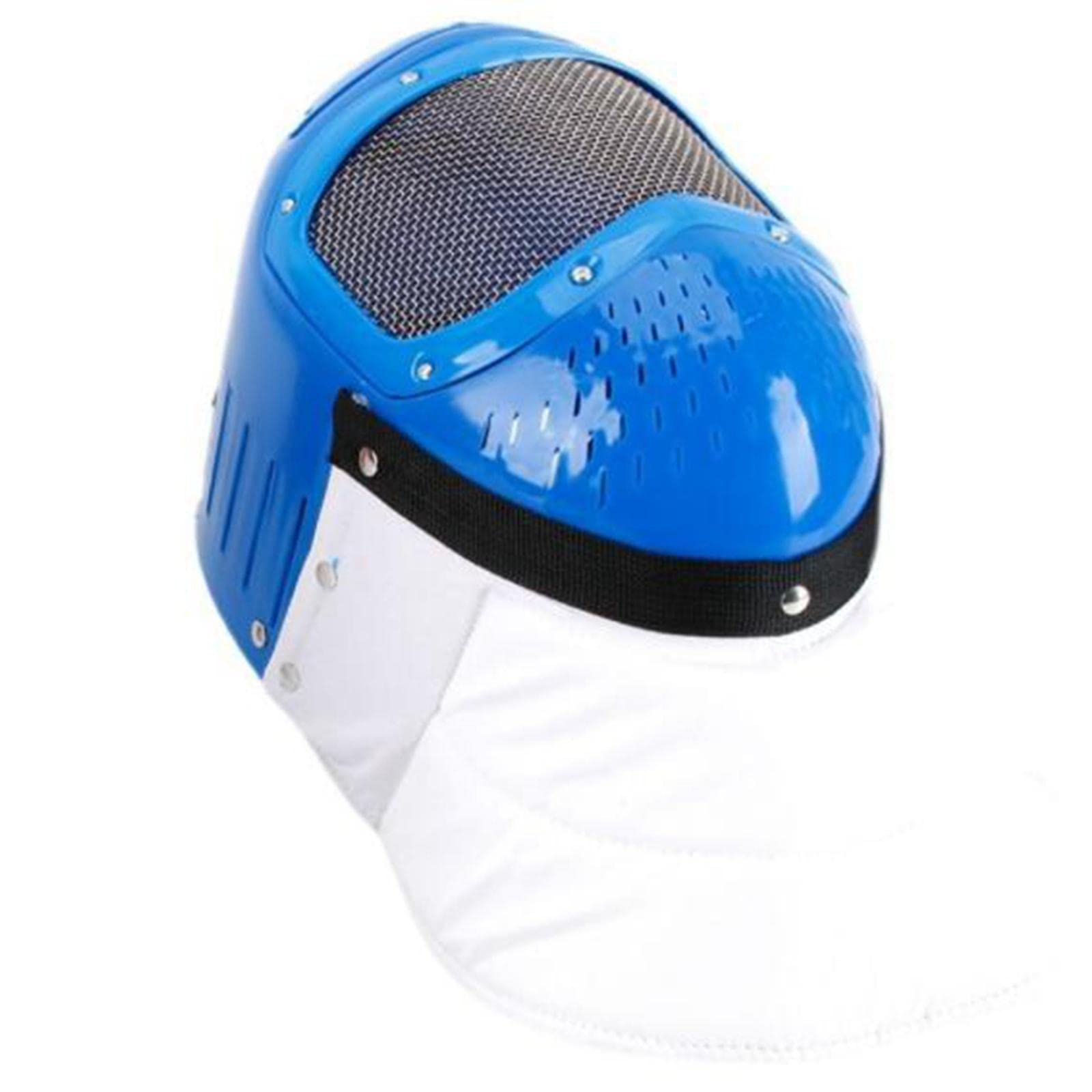 UGPLM Fencing Sports Mask Portable Face Mask Protector Masque Fencing Cover for Kids Beginner Training Fencing Accessories, Blue