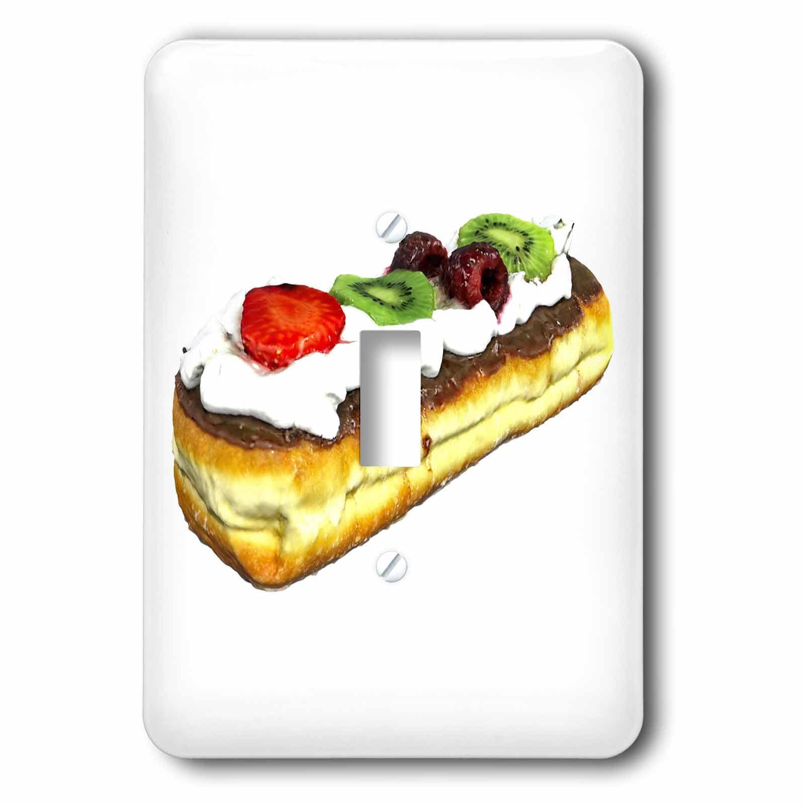 Interrupteur chocolat et fruits 3dRose lsp_255243_1 simple à bascule multicolore pour cuisine