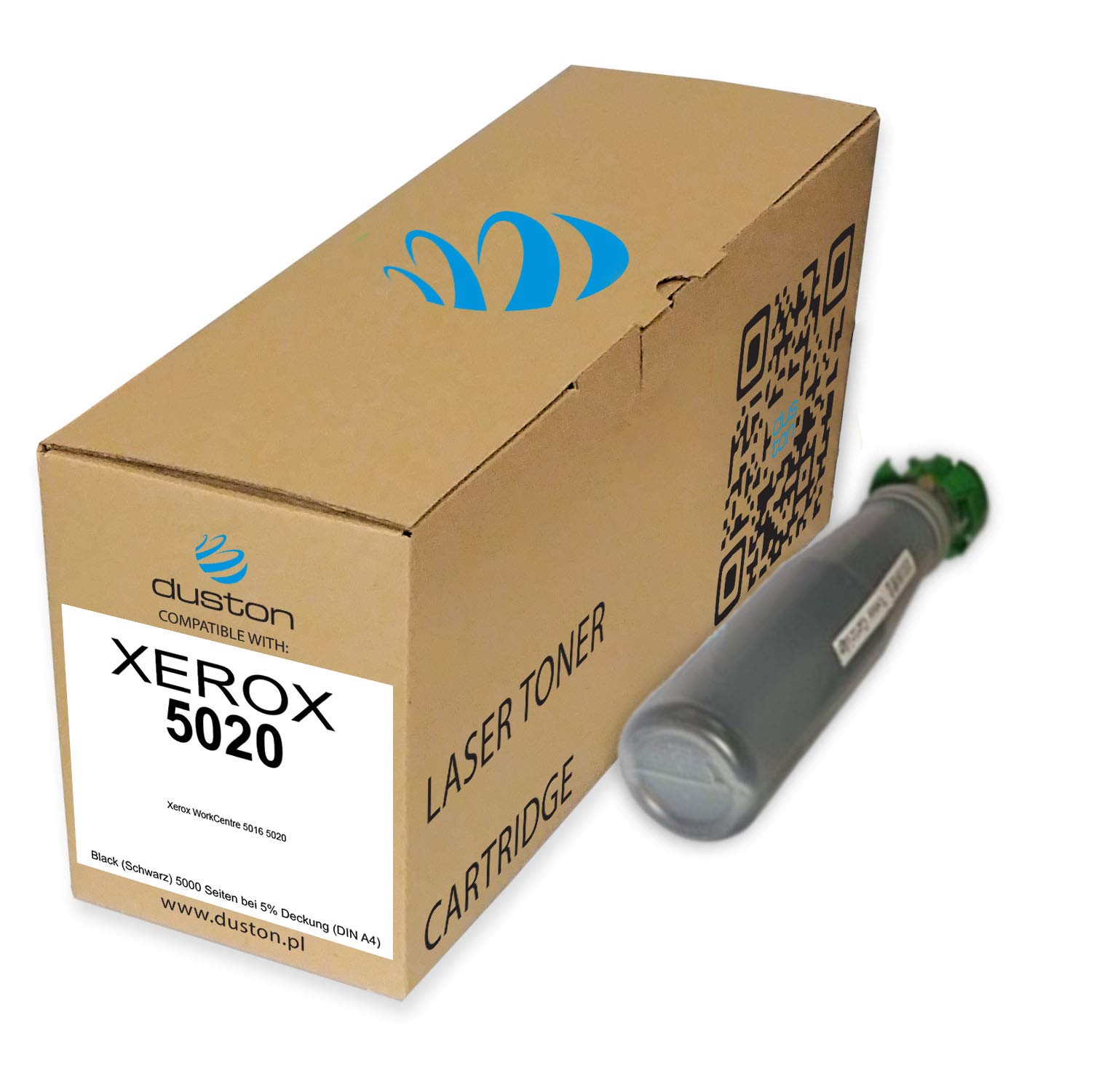 106R01277 Cartucho De Tóner Compatible Con Xerox WorkCentre 5016 5020 5020B 5020DB 5020DN Impresora - Alto Rendimiento WC5020 Con Chip, Apto Para Tienda Escolar (paquete De 3