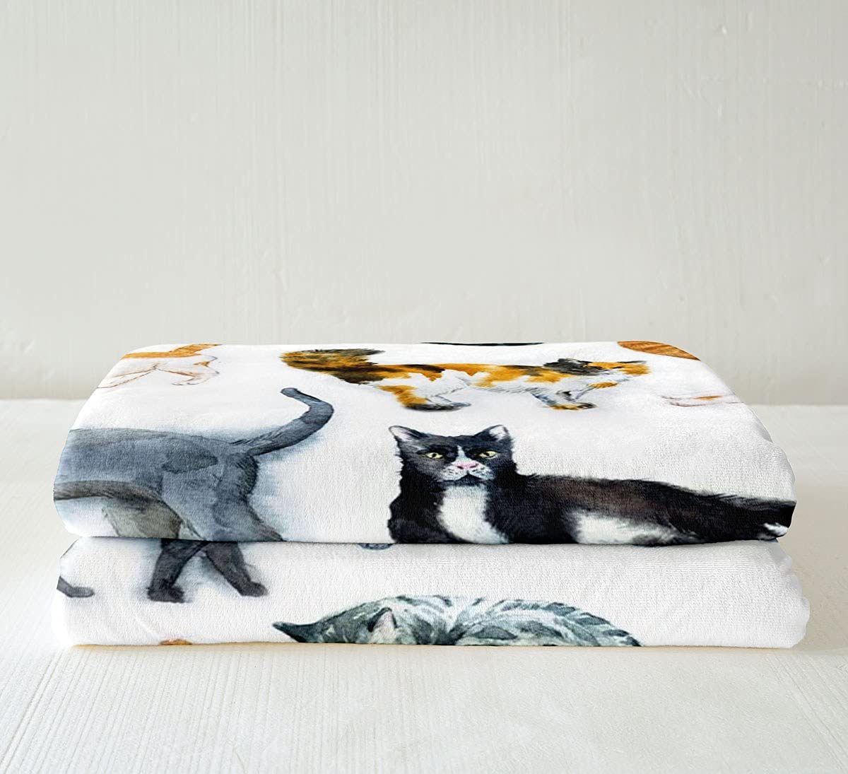 Manta Sherpa de forro polar para niños, colorida manta para cama, sofá y mujer, ultra suave de dibujos animados, manta cálida y mullida, manta de franela de animales para mascotas, tamaño King, 87 x