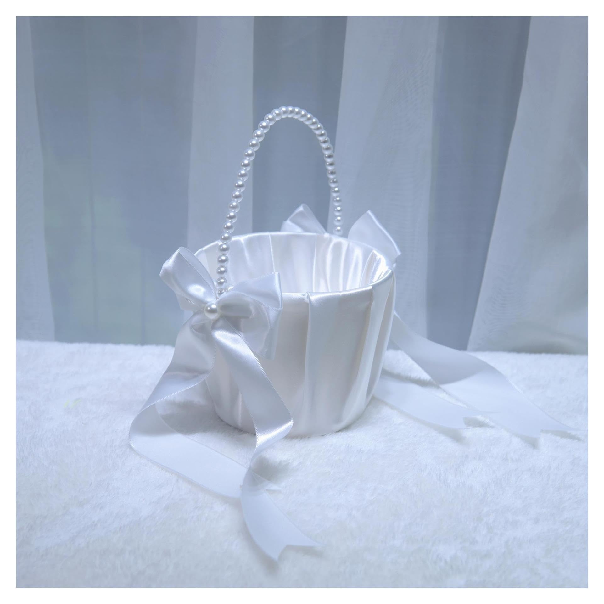 1pcs Wedding Hand-held Flower Basket Per Matrimoni