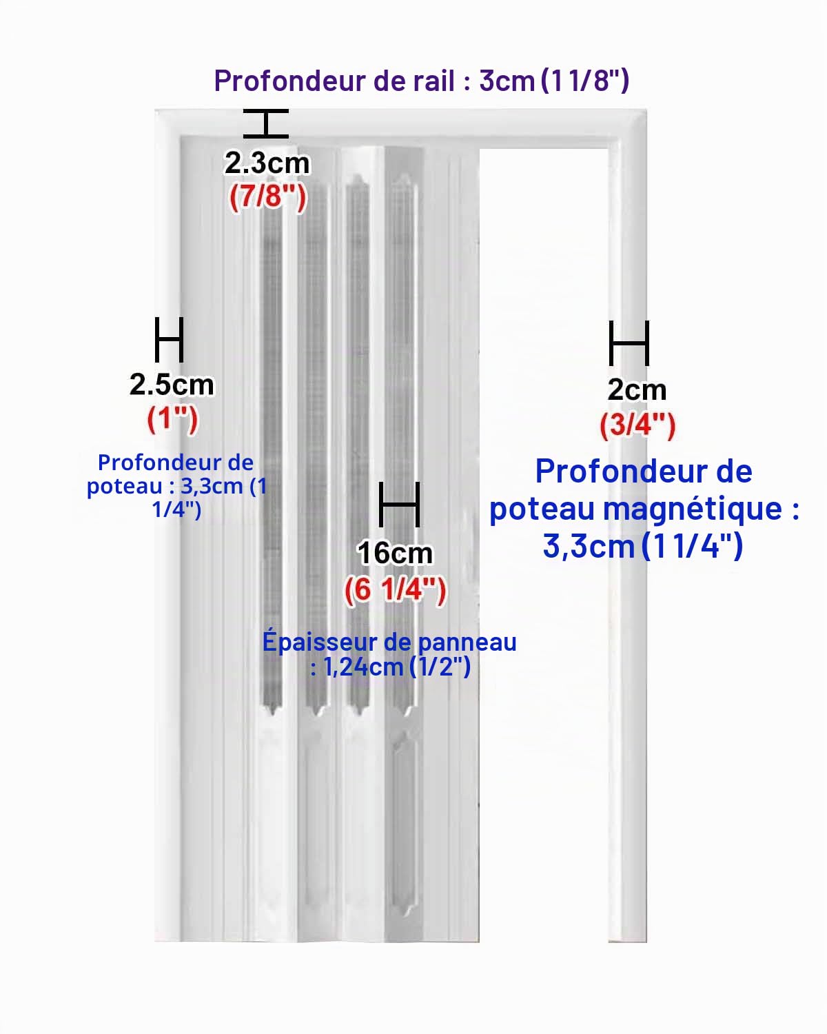 Porte Accordéon Interieur Porte Pliante Style Accordéon, Portail Coulissant Intérieur Pliable 60 76 81 84 94 104 122 135 200 203 cm de Large, Porte de Salle de Bain de Chambre à Coucher(34x80in (86.5x