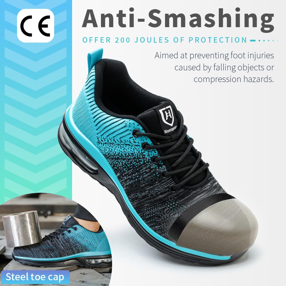 Scarpe Antinfortunistiche Uomo Donna Scarpe da Lavoroleggere Alte Comode Scarpe Sicurezza
