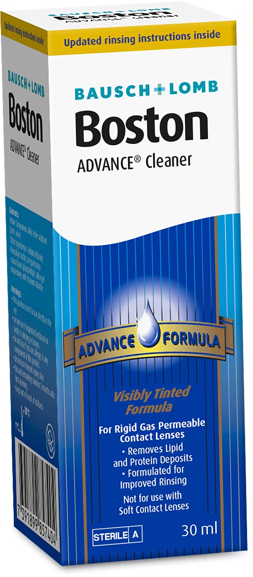 Boston Advance Cleaner, Leaves Lenses Clean, Ready for Disinfection and