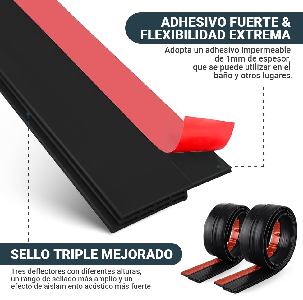 La Mejor Selección de Burletes de puerta los 5 mejores. 9 Imagen adicional