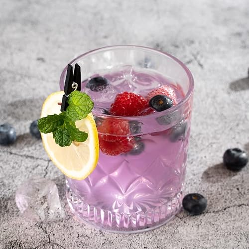 Miniatura 4 de Restaurantware Pinzas negras de 1.2 pulgadas, 50 mini pinzas para la ropa, desechables, resistentes, clips de madera de bambú negro, grado