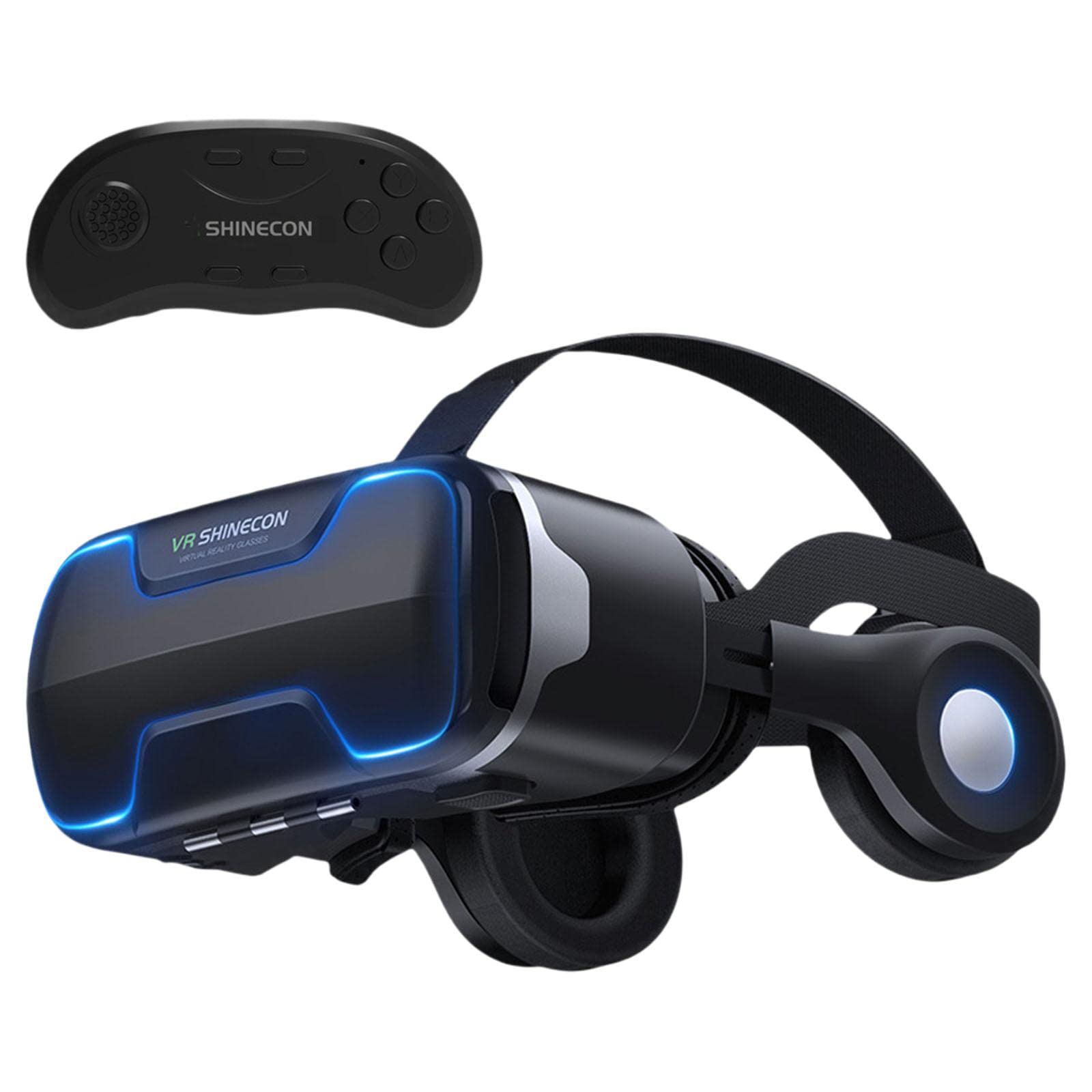 3D VR Glasses Adjustable 360-Degree for Films Concerts Home with B01 Remote |Consumer Electronics | Virtual Reality | PC & Console VR Headsets-image-32