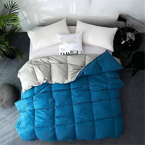 Miniatura 2 de Edredón de plumón de ganso blanco 100 % de hotel, tamaño King Queen