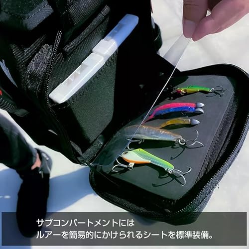 ドレス(DRESS) タクティカル レッグバッグ エアボーン BK 釣り バッグ リュック ライトゲーム ランガン アジング 多機能 初心者 フィッシングツール 11枚目
