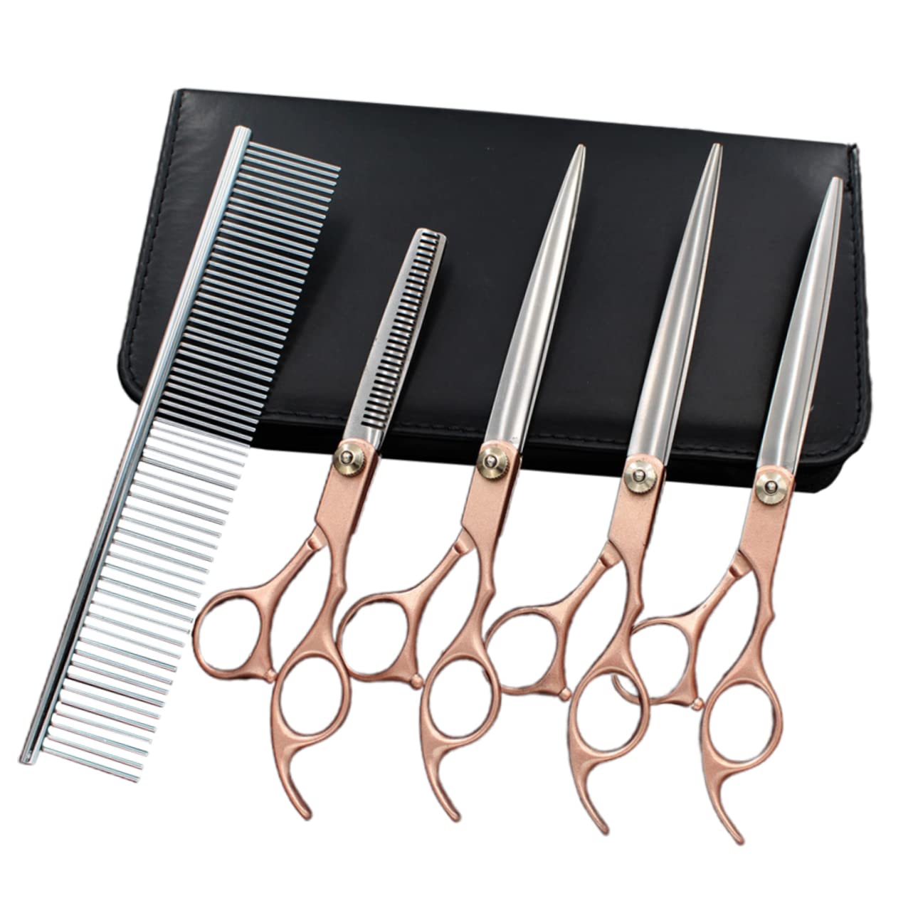 Ciseaux coiffure ergonomiques Healvian 6 pièces pour une coupe précise sans effort
