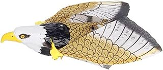 3 Pcs coruja voadora,Acenda o chamariz coruja, brinquedo som assustador pássaro - Espantalho jardim ao ar livre coruja voadora para assustar pombo, pica-pau e corvo Rianpesn