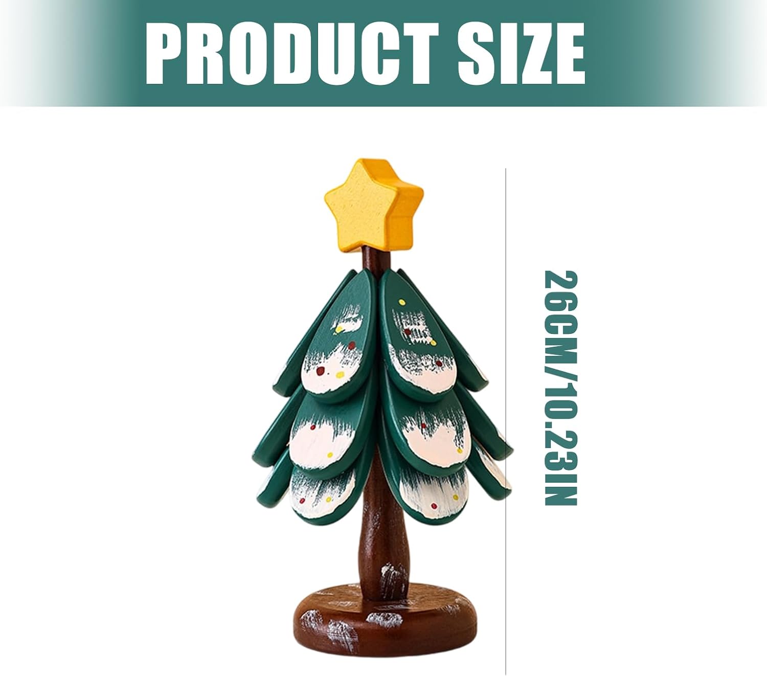 Wooden Christmas Tree Pad Tabletop Coasters for Holiday Dining Protective and Festives Home Decoration Holiday Table Decors Coasters