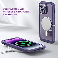 Vista 458 de Diaclara - Funda diseñada para iPhone 15 Plus de 6.7 pulgadas, transparente, cuerpo completo, con protector de pantalla, resistente de protección