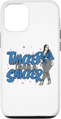 iPhone 14 Pro Melanin Women Thicker Than A Snicker Funny Woman Girls Fun Case