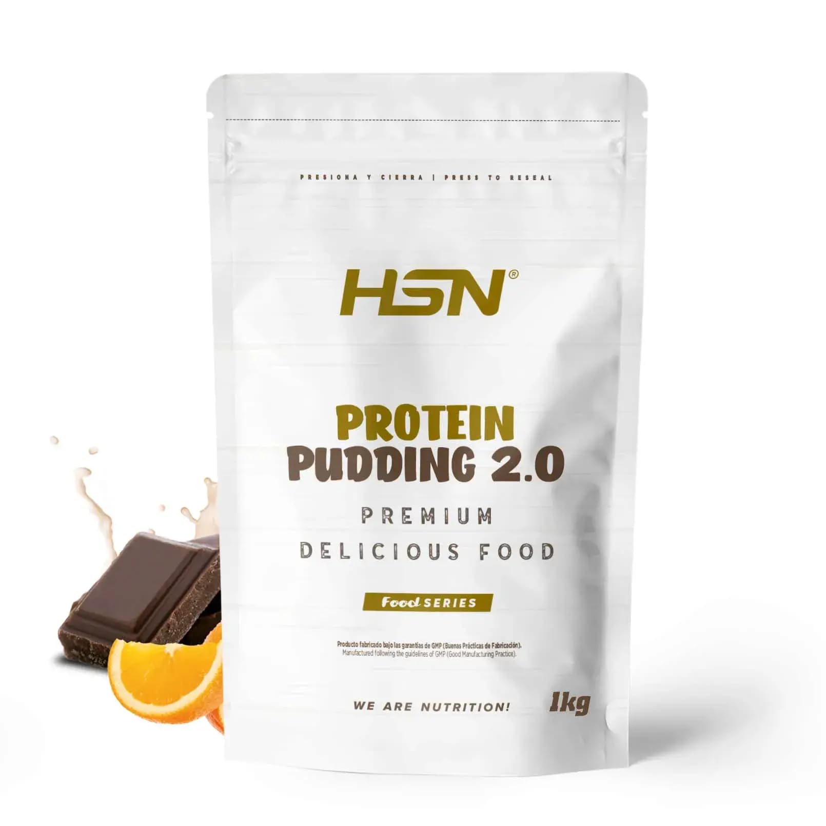 Protein Pudding 2.0 | Chocolate Orange 500g | High Protein Pudding Low Calorie No Added Sugars | Ideal Dessert Snack | No Dispenser Included | Non-GMO Vegetarian Gluten Free