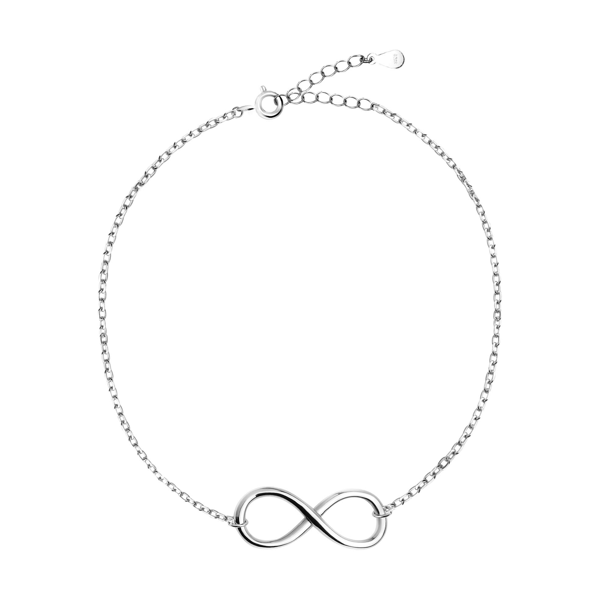 Sofia Milani Pulsera para Mujeres en Plata de Ley 925 - Colgante de Infinito - 30010