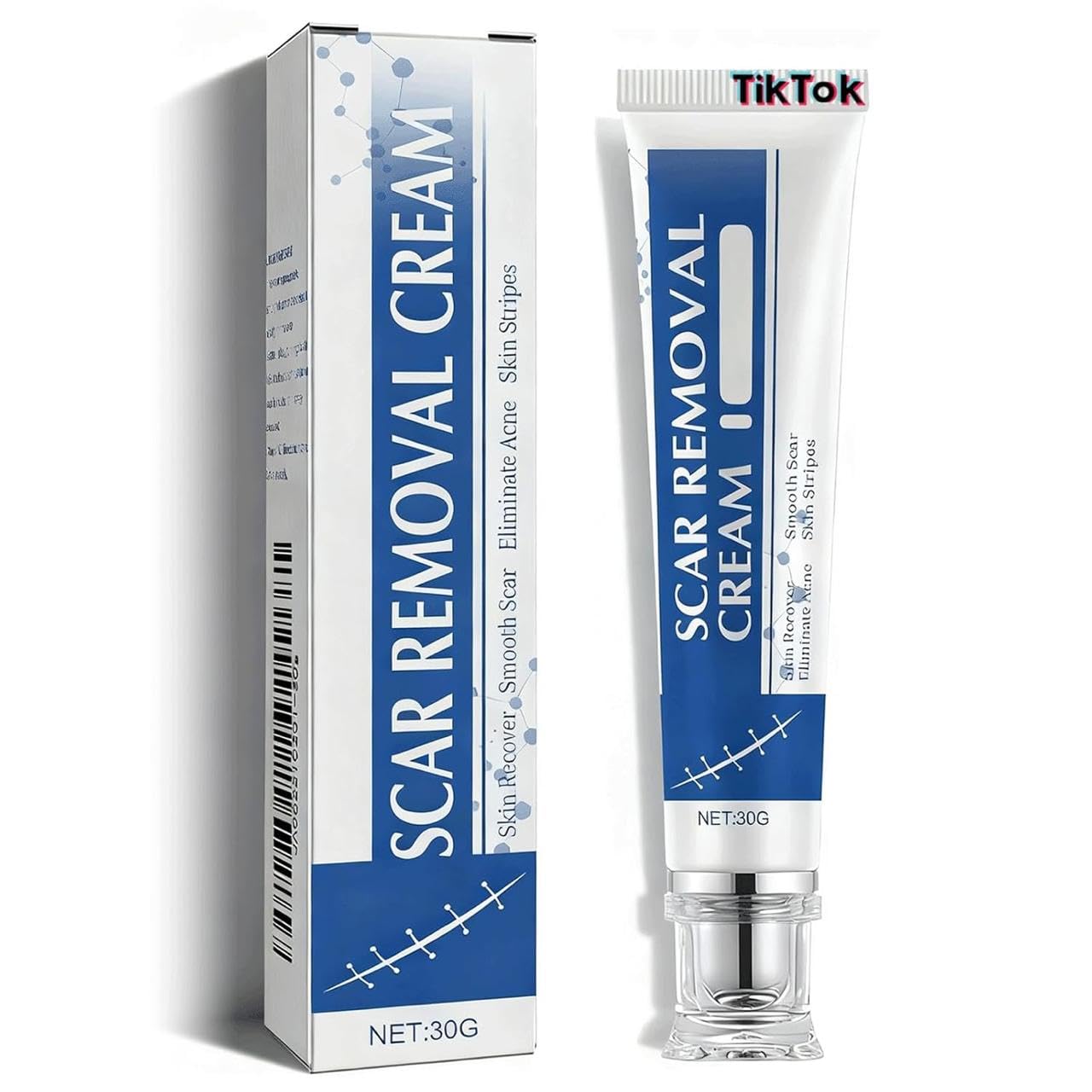 Scar Removal Cream 30g | Advanced Silicone Scar Repair Gel for Surgical, C-Section, Burn & Acne Marks | Scar Treatment Cream for Old & New Scars-image-4
