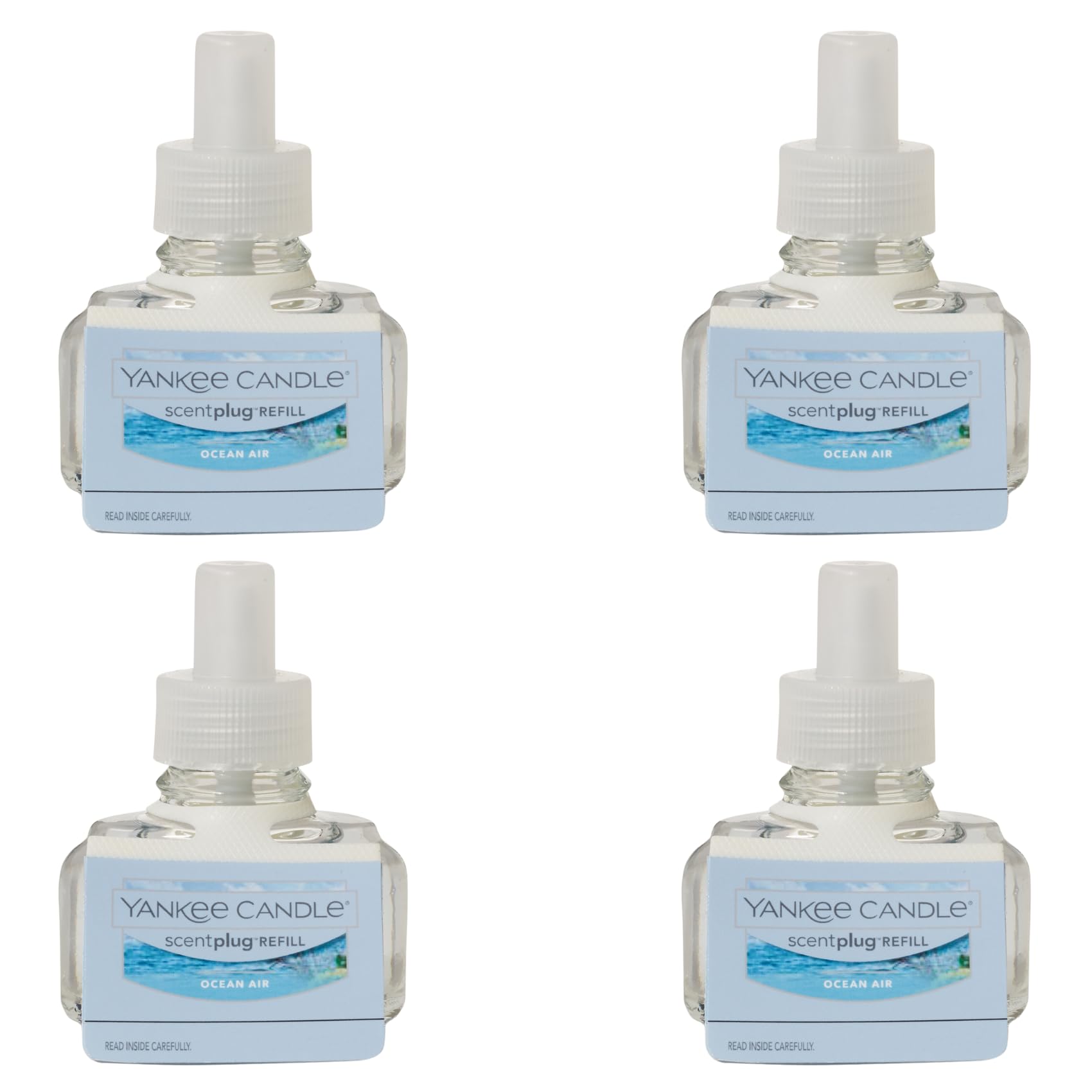 Yankee Candle ScentPlug Refill, Ocean Air, 1 CT (Pack of 4)