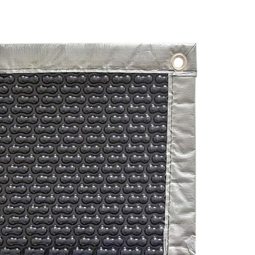 EnergyGuard - Telone a bolle per piscina, 4 stagioni, 500 micron, foderato con 4 lati, con occhielli e copertura protettiva