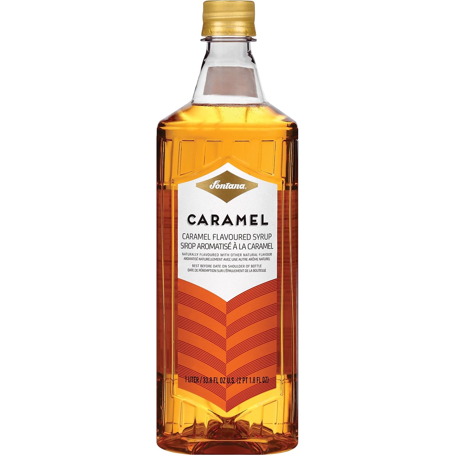 Fontana Caramel Flavored Coffee Syrup, 1 Liter (NES41271)