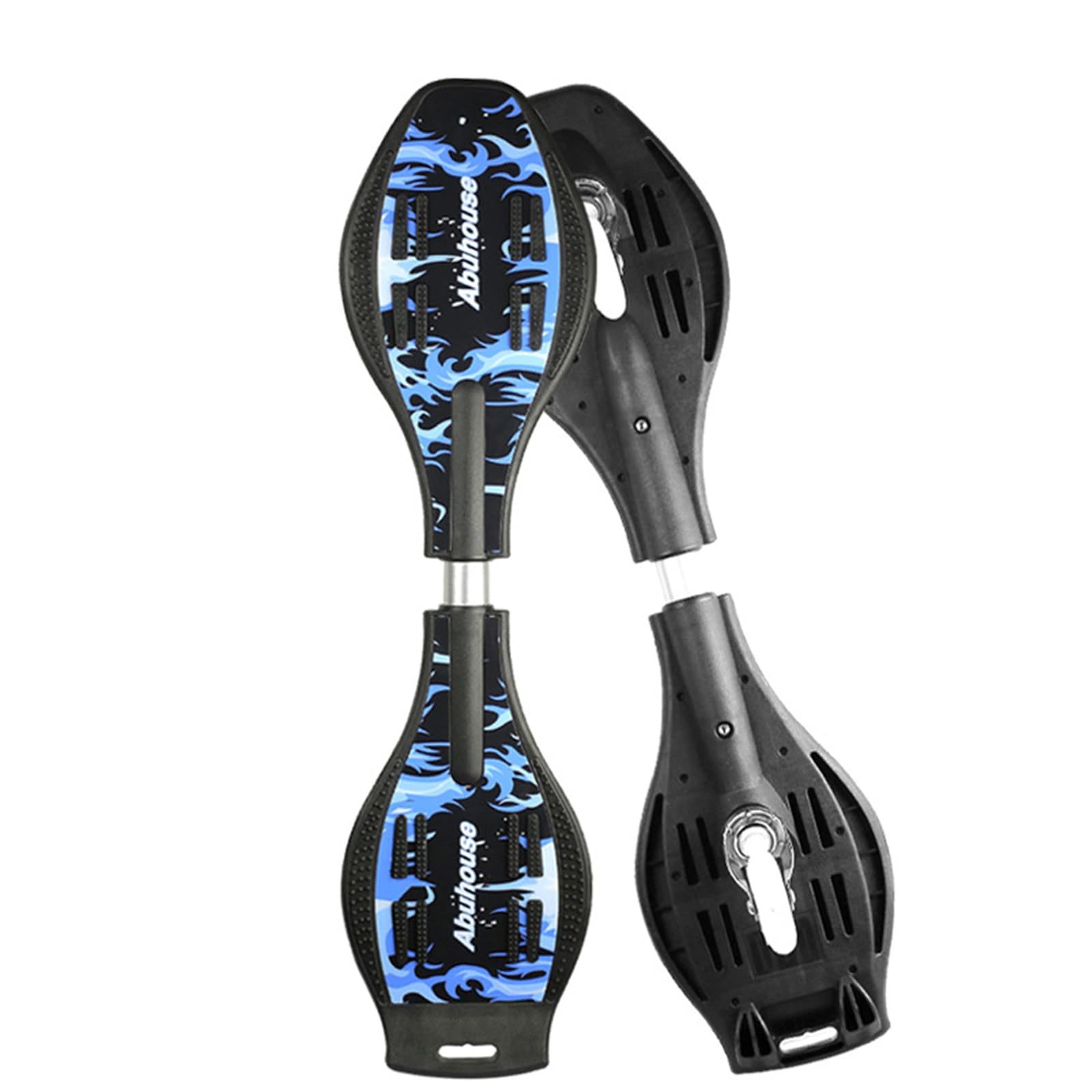 Caster Board, Deluxe Junior Skateboard with Illuminating Wheels for More Excitement,Fun and Visibility, Twistboard for Kids 8+, Upgrade Color