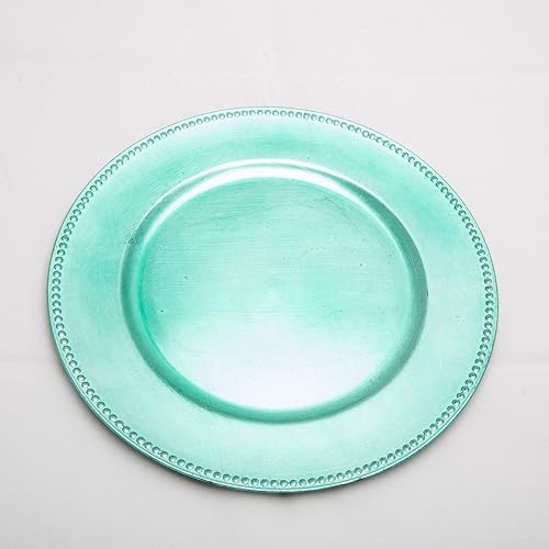 Ronda de Richland® Acrílico Beaded Juego de 12 platos 13" del cargador