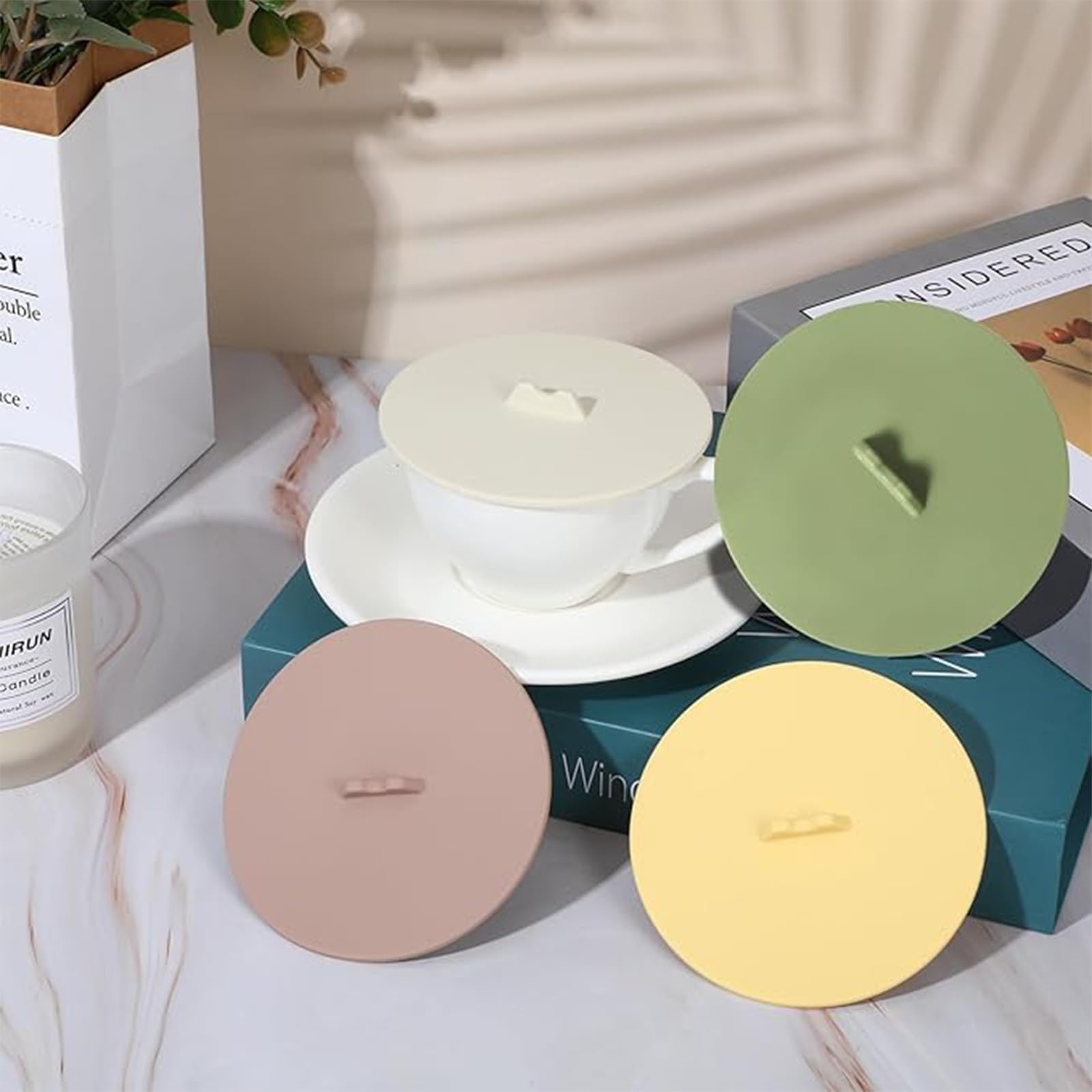 Acheter Couvercle De Tasse En Silicone Multi-usages, Résistant à