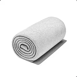Toalha Microfibra Alta Absorção Grande 150 X 80 Cm Ultrafina Com Bolsa Secagem Rápida Compacta Academia Acampamento Natação (Branca e Preta)