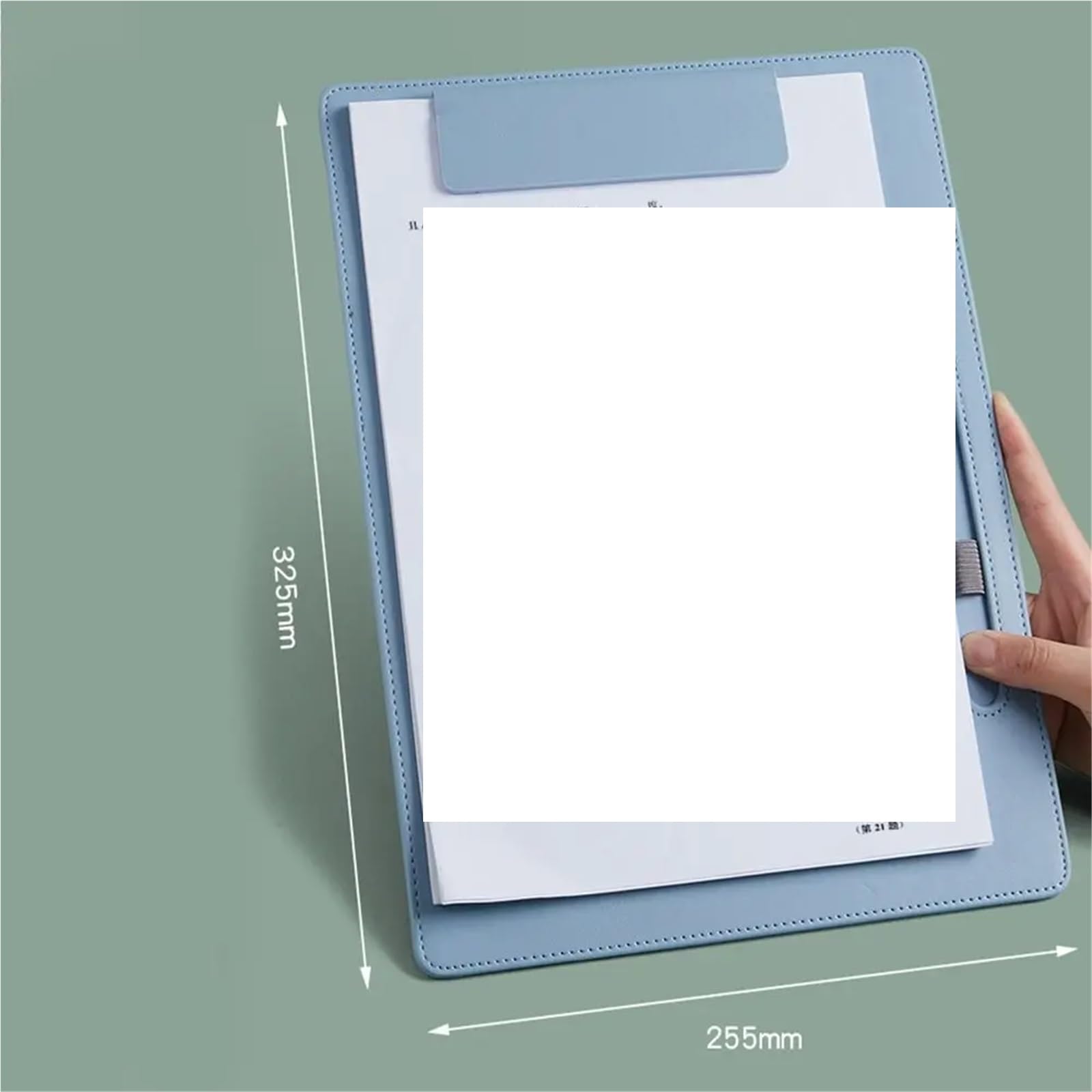 4PCS A4 Appunti Business Pad Cartella Board Esame Lavagna Speciale Clip Libro Cancelleria Blocco da scrittura Cartone Firma Per l'ufficio(BLUE)