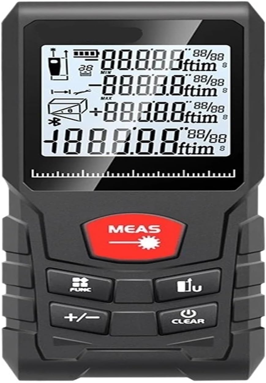 Distance Meter 50m 70m 100m 120m Rangefinder Profesional Range Finder Digital Tape Measure Ruler Test Tools