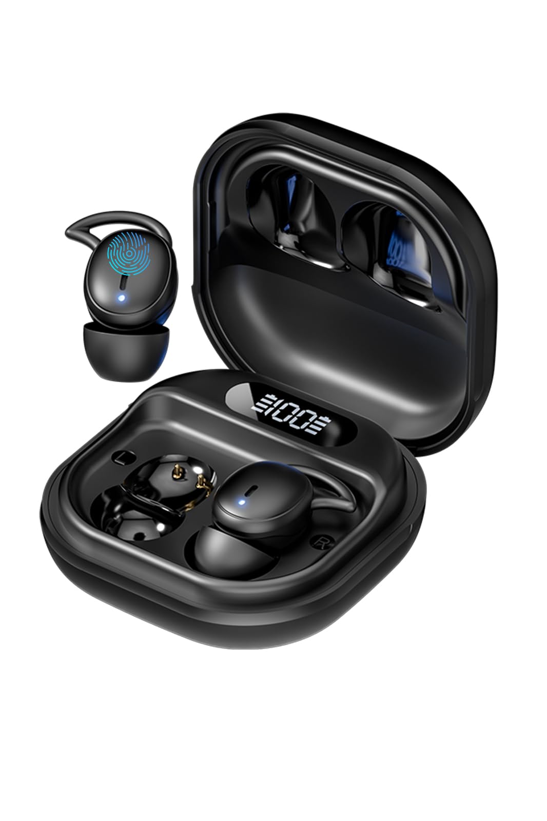 Sleep Earbuds 5 4 Bluetooth Noise Cancelling Headphones for Sleeping Ultra Thin Side Sleeper Proof Wireless Earphones with