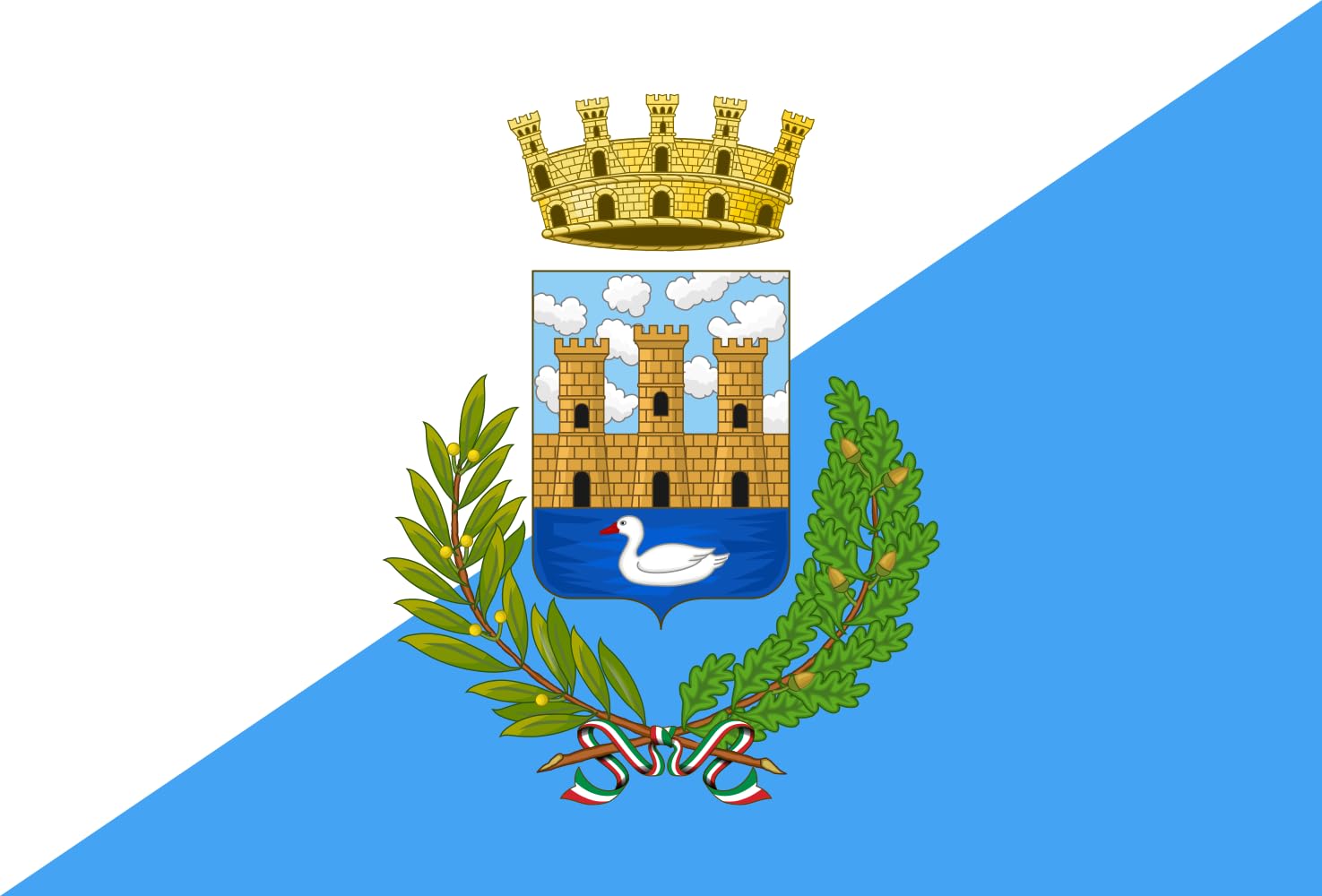 Drapeau paysage Finale Emilia de 1.35m² avec finitions durables de qualité