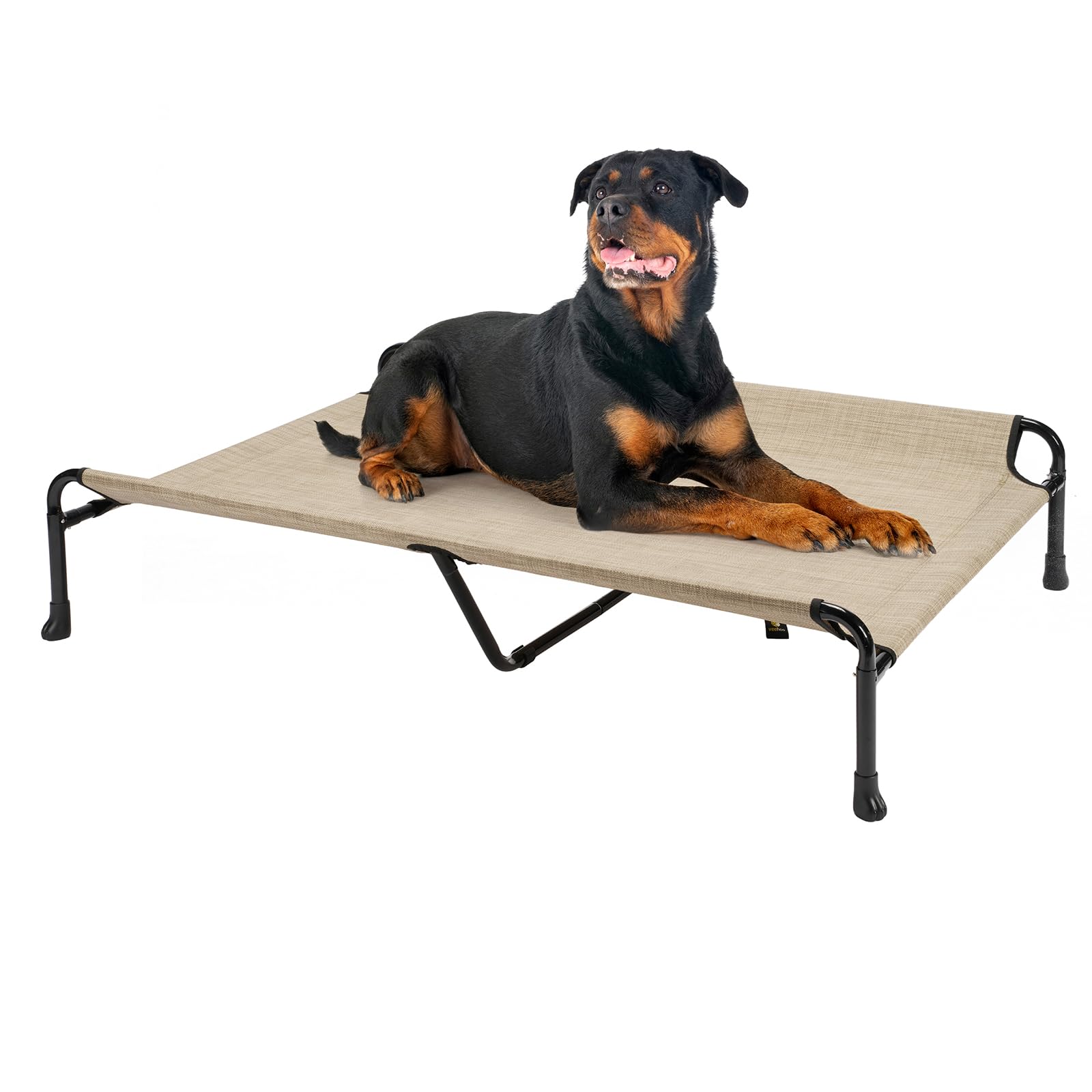 Veehoo Elevated Dog Bed with Guardrail